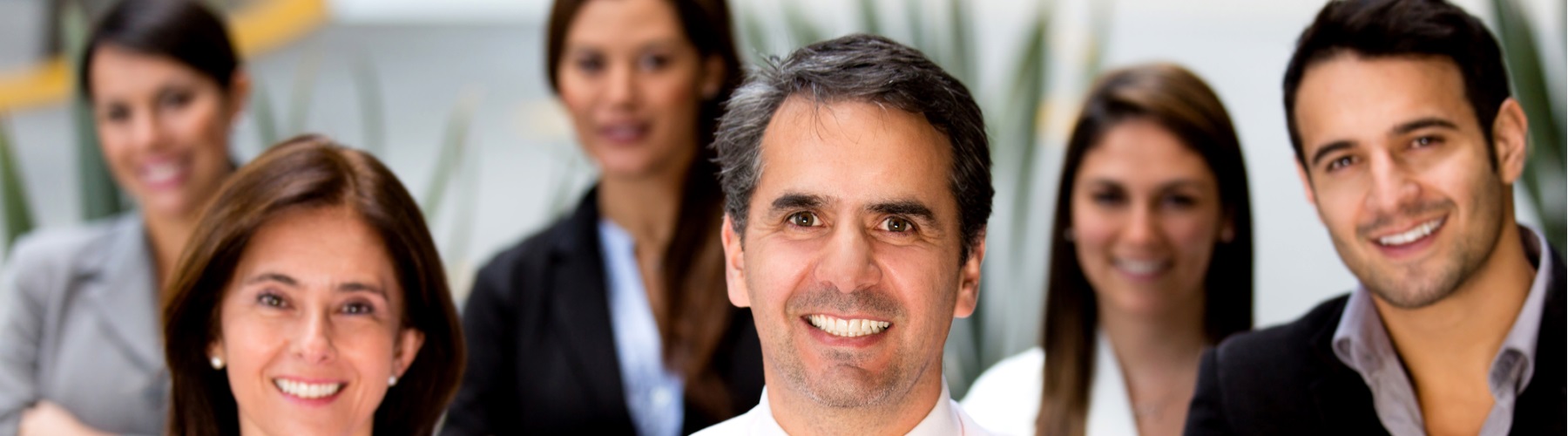 group of business people standing together