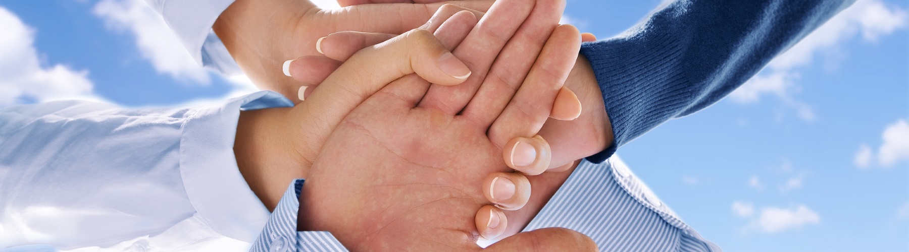 hands together in circle